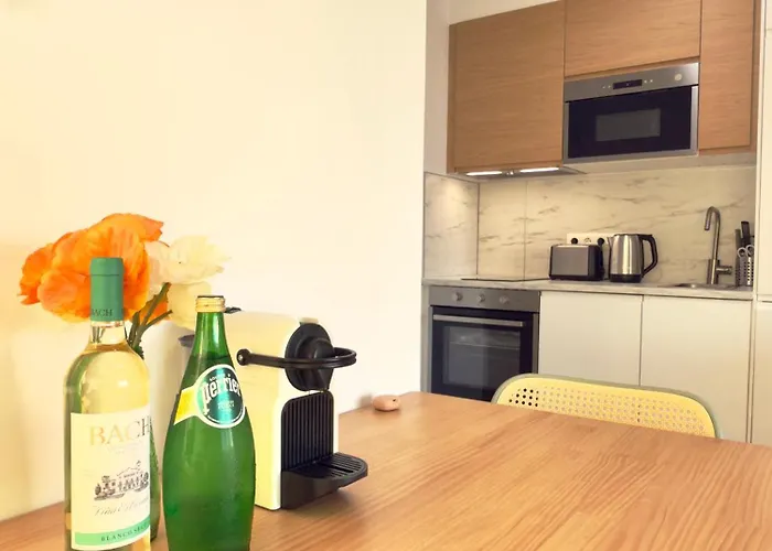 Lägenhet Beachkeys House - Flat In Americas, Sea&pool View *