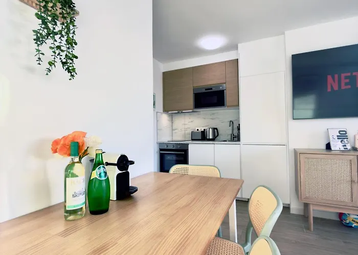 아파트 Beachkeys House - Flat In Americas, Sea&pool View *